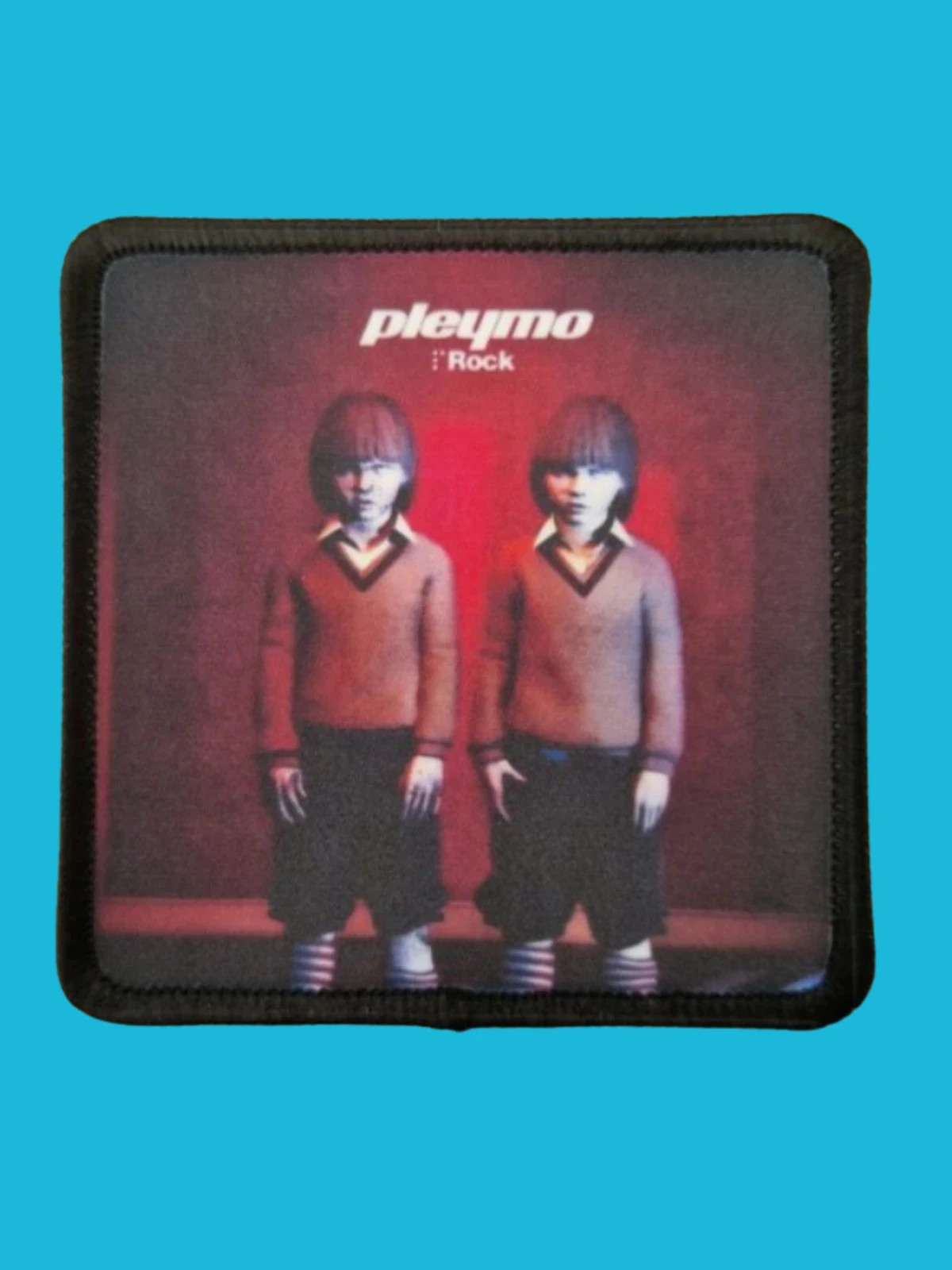 Patch Pleymo - Rock - Imprimé - Carré de 7,5 x 7,5 centimètres